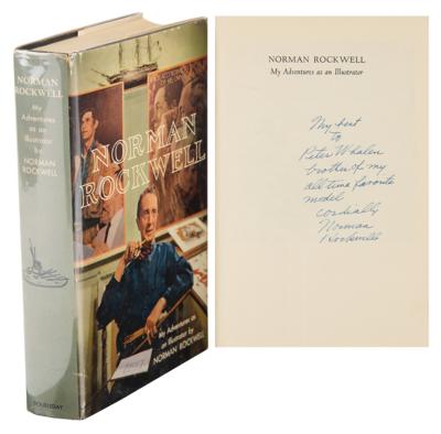 Lot #422 Norman Rockwell Signed Book - Image 1