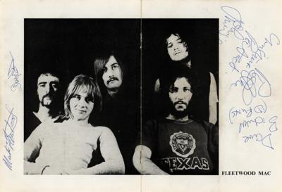 Lot #499 Fleetwood Mac Signed 1970 Program - Image 2
