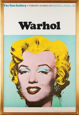 Lot #411 Andy Warhol Signed Poster of Marilyn Monroe - Image 3