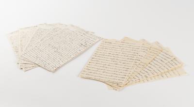 Lot #162 Alexander II Archive of (5) Handwritten Love Letters