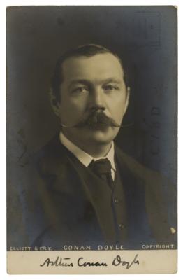 Lot #437 Arthur Conan Doyle Signed Photograph