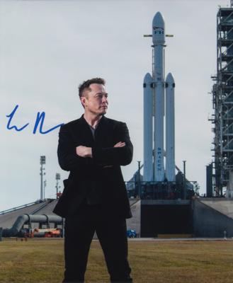 Lot #134 Elon Musk Signed Photograph Display - Image 2