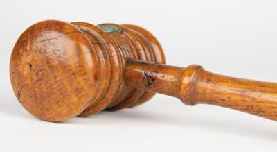 Lot #324 USS Constitution 1927 Renovation Wood Gavel - Image 5