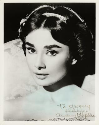 Lot #564 Audrey Hepburn Signed Photograph