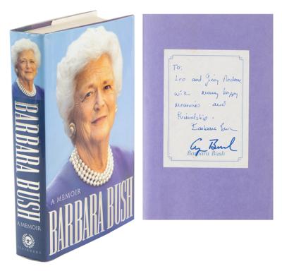 Lot #42 George and Barbara Bush Signed Book
