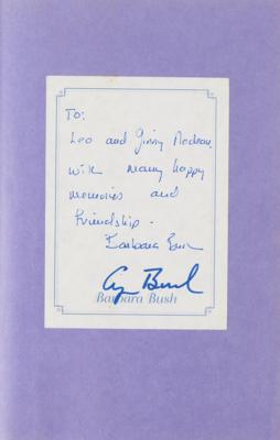 Lot #42 George and Barbara Bush Signed Book - Image 2