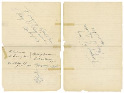 Lot #172 Joseph Cosey: Abraham Lincoln Forged Legal Document - Image 2