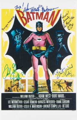 Lot #578 Batman Multi-Signed Print