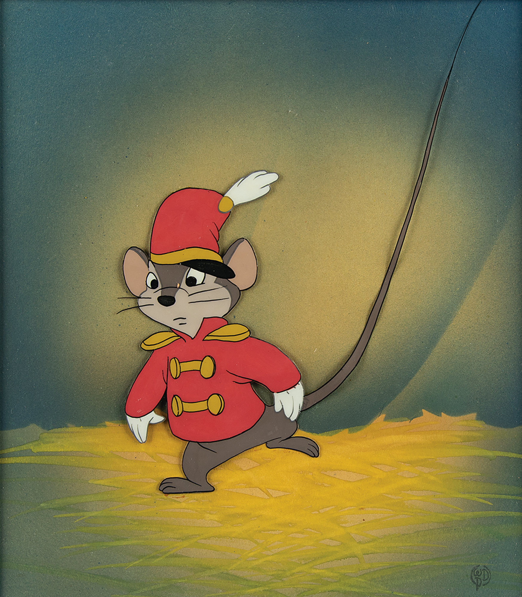 Lot #721 Timothy Q. Mouse production cel from Dumbo