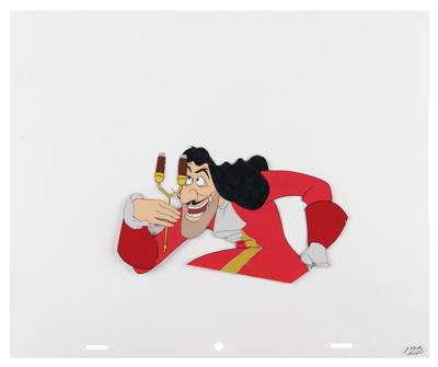 Lot #740 Captain Hook production cel from Peter Pan