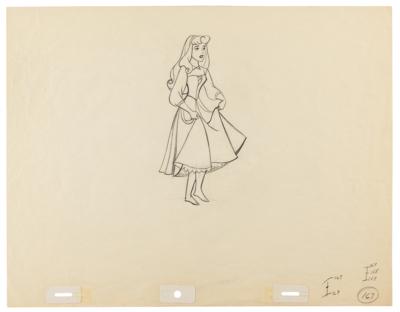 Lot #755 Briar Rose production drawing from Sleeping Beauty - Image 1