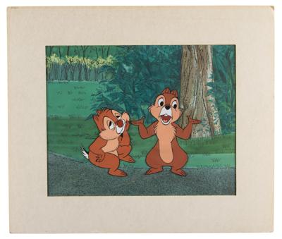 Lot #762 Chip and Dale production cels from Disneyland - Image 2