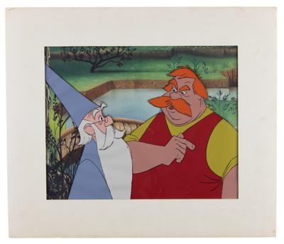 Lot #765 Merlin and Sir Ector production cels from The Sword in the Stone - Image 2