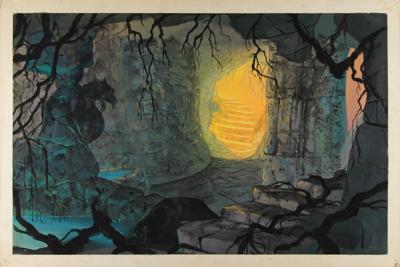 Lot #775 The Black Cauldron concept painting from The Black Cauldron - Image 1