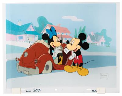 Lot #804 Mickey and Minnie Mouse production cels from Mouseworks - Image 1