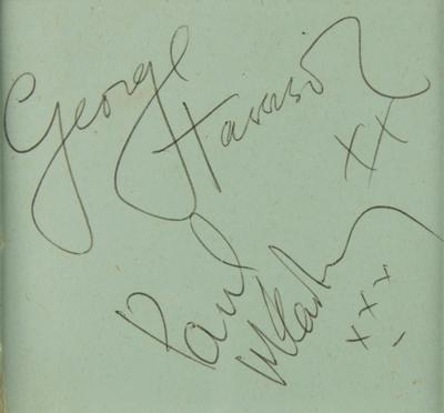 Lot #491 Beatles Signature Display - Image 4