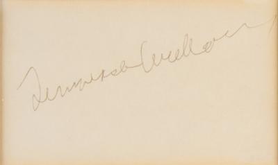 Lot #476 Tennessee Williams Signature - Image 2