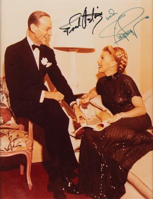 Lot #576 Fred Astaire and Ginger Rogers Signed Photograph