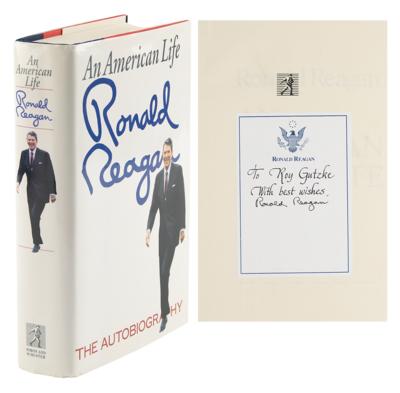 Lot #97 Ronald Reagan Signed Book