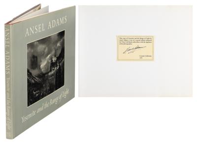 Lot #414 Ansel Adams Signed Book - Image 1
