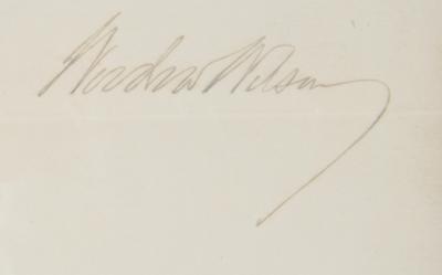 Lot #115 Woodrow Wilson Typed Letter Signed as President - Image 3
