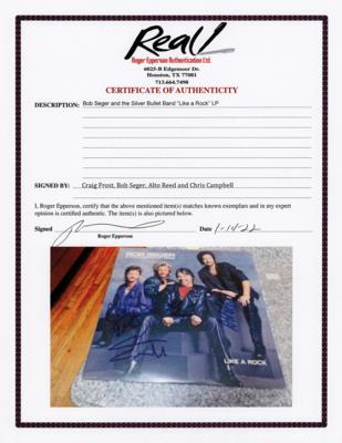 Lot #546 Bob Seger & the Silver Bullet Band Signed Album - Image 3