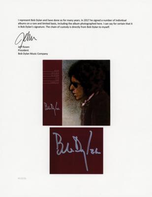 Lot #498 Bob Dylan Signed Album - Image 6