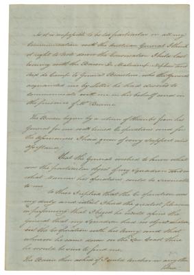 Lot #334 Horatio Nelson Letter Signed