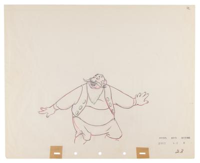 Lot #713 Stromboli production drawing from Pinocchio - Image 1
