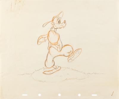 Lot #728 Goofy production layout drawing from How to Play Baseball - Image 1