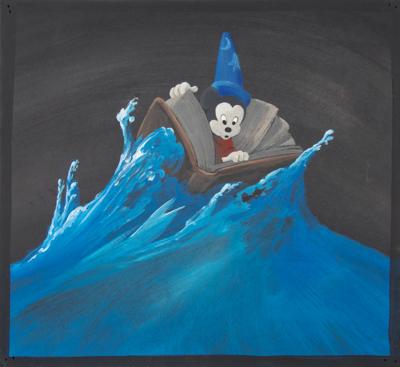 Lot #704 Mickey Mouse concept painting from Fantasia - Image 1