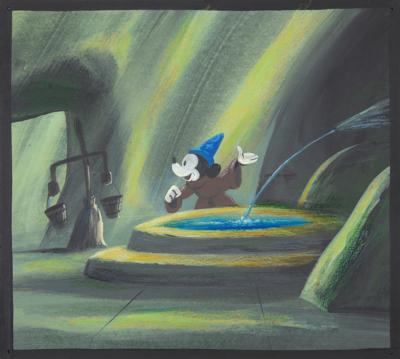 Lot #705 Mickey Mouse concept painting from Fantasia