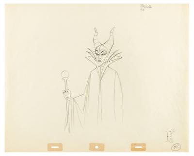 Lot #756 Maleficent production drawing from Sleeping Beauty - Image 1
