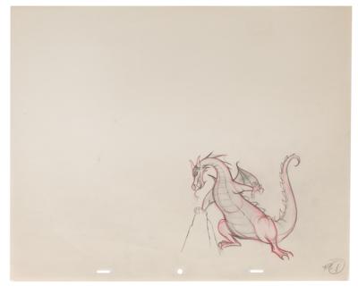 Lot #757 Maleficent the dragon production drawing from Sleeping Beauty - Image 1