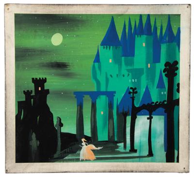 Lot #811 Mary Blair concept painting of Cinderella from Cinderella