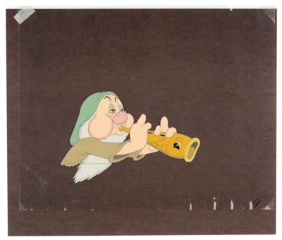 Lot #675 Sleepy production cel from Snow White and the Seven Dwarfs - Image 1