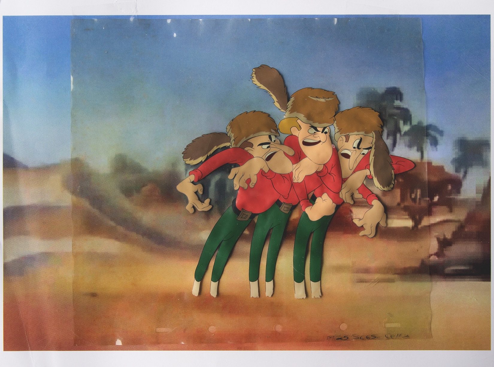 Lot #691 Ritz Brothers production cel from The Autograph Hound