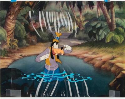 Lot #686 Goofy production cel from Boat Builders - Image 1