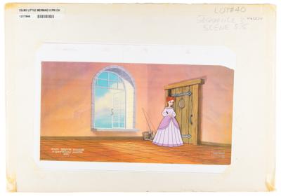 Lot #806 Ariel production key master background set-up from Little Mermaid II: Return to the Sea - Image 2