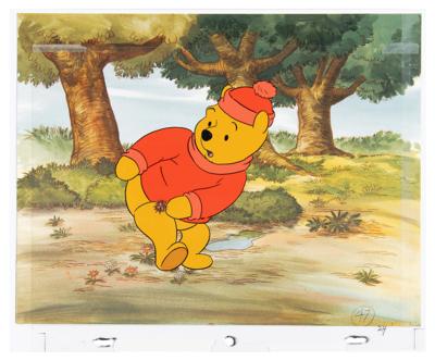 Lot #770 Winnie the Pooh production cel from a Disney television cartoon - Image 1