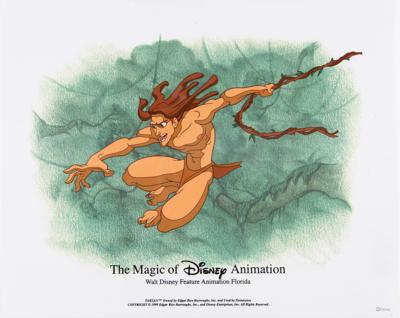 Lot #805 Tarzan limited edition cel from the Magic of Disney series - Image 1