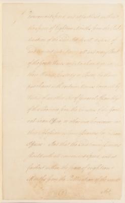 Lot #3002 Benjamin Franklin Document Signed - Image 2