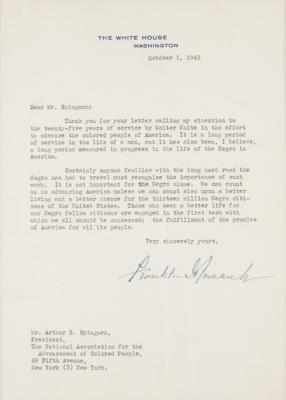 Lot #3010 Franklin D. Roosevelt Typed Letter Signed as President - Image 2