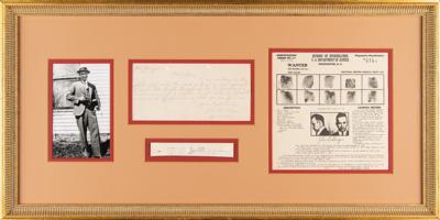 Lot #3040 John Dillinger Autograph Letter Signed from Prison - Image 1