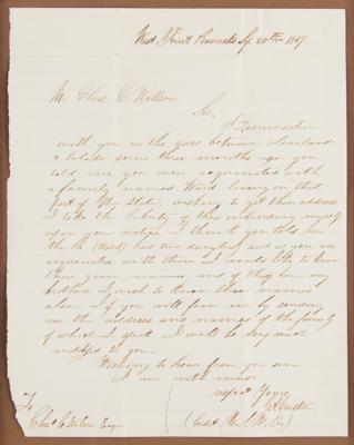 Lot #3020 George A. Custer Autograph Letter Signed - Image 2