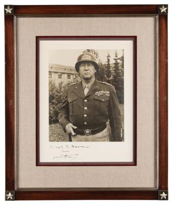 Lot #3016 George S. Patton Signed Oversized