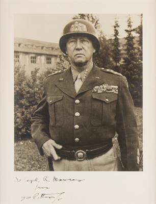 Lot #3016 George S. Patton Signed Oversized Photograph - Image 2