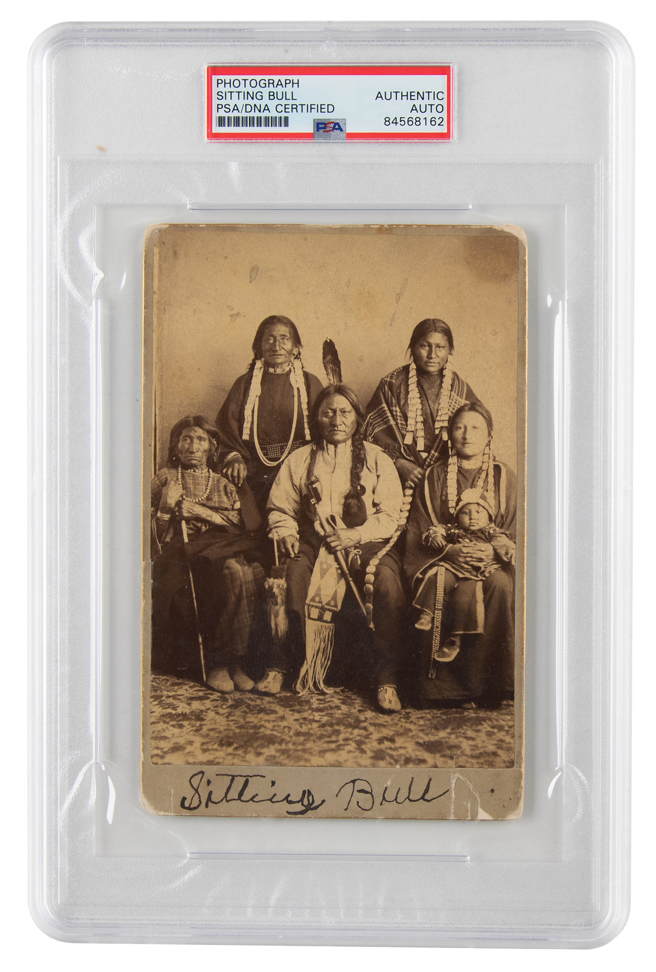 Lot #3023 Sitting Bull Signed Photograph