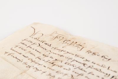 Lot #3050 King Henry VIII Document Signed - Image 3