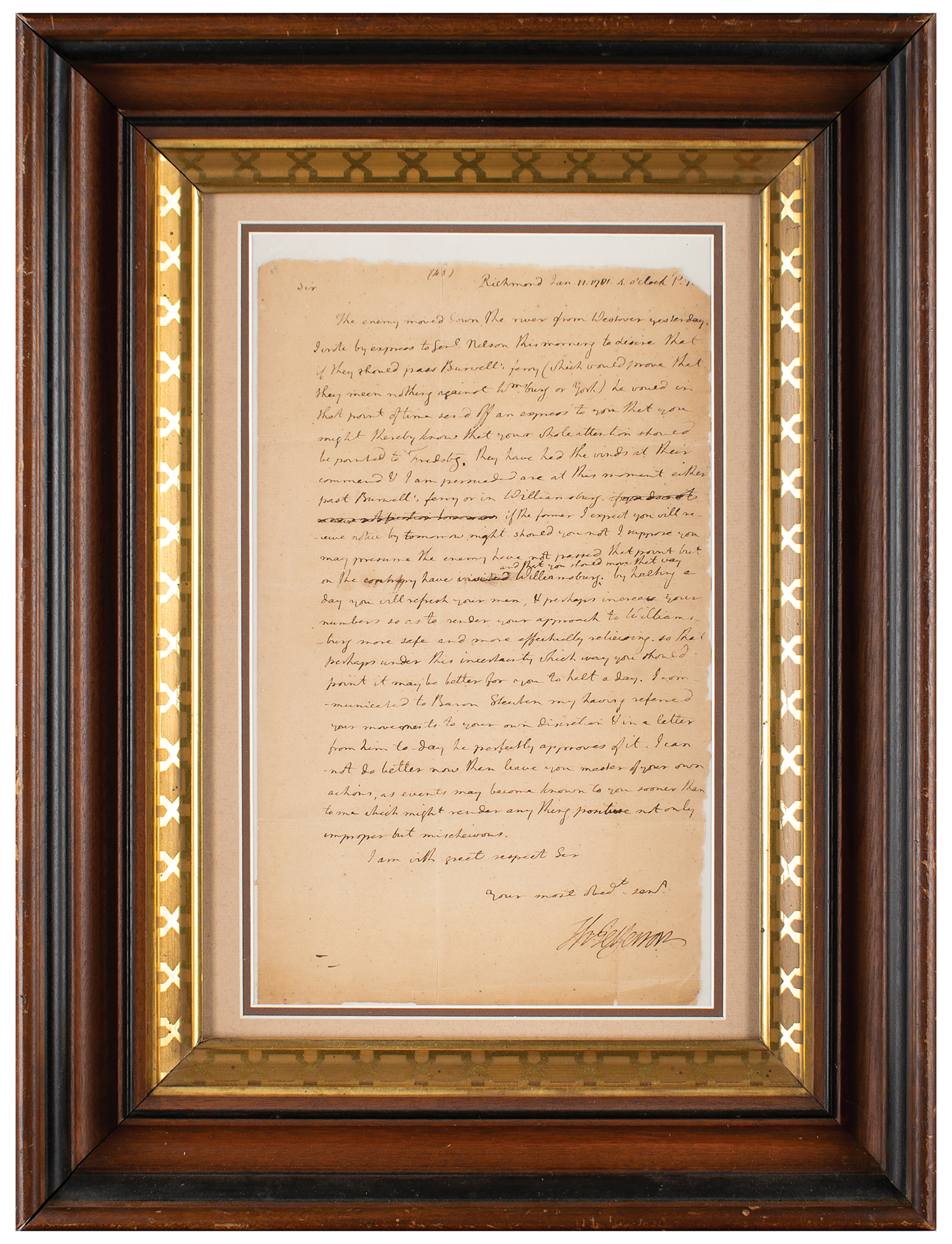 Lot #5 Thomas Jefferson Autograph Letter Signed